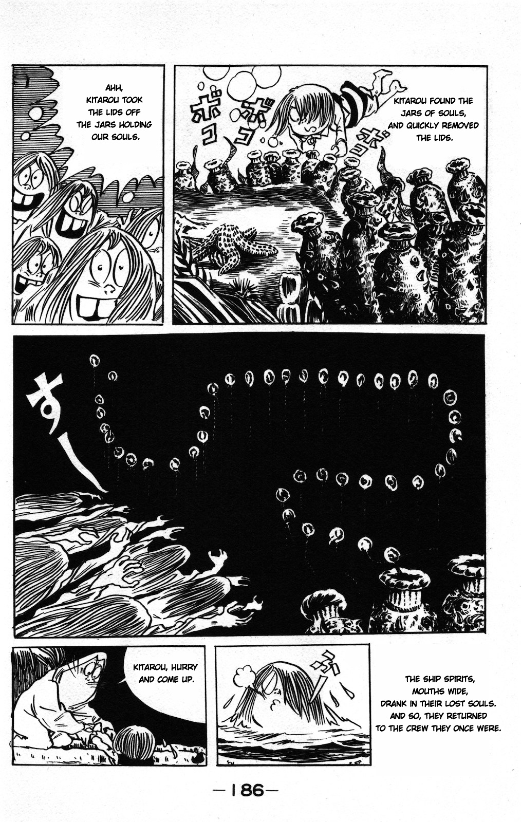 Gegege no Kitarou Chapter 8.6 page 10 - Vol.8 Chapter 6: Blind Man of the Sea