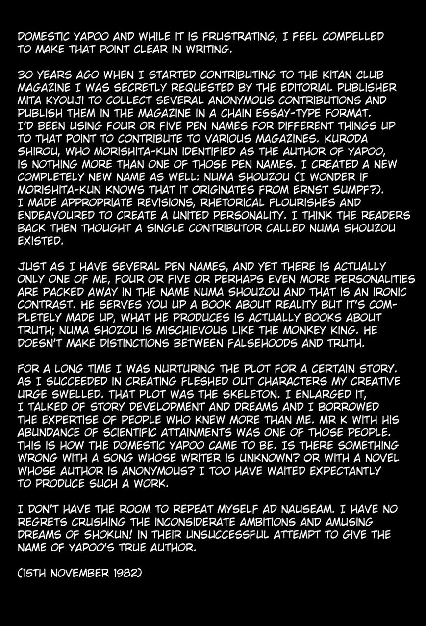 Gekiga Kachikujin Yapoo Chapter 1 page 6 - Chapter 1 : Genesis - Summer 196X, Taunus West Germany
