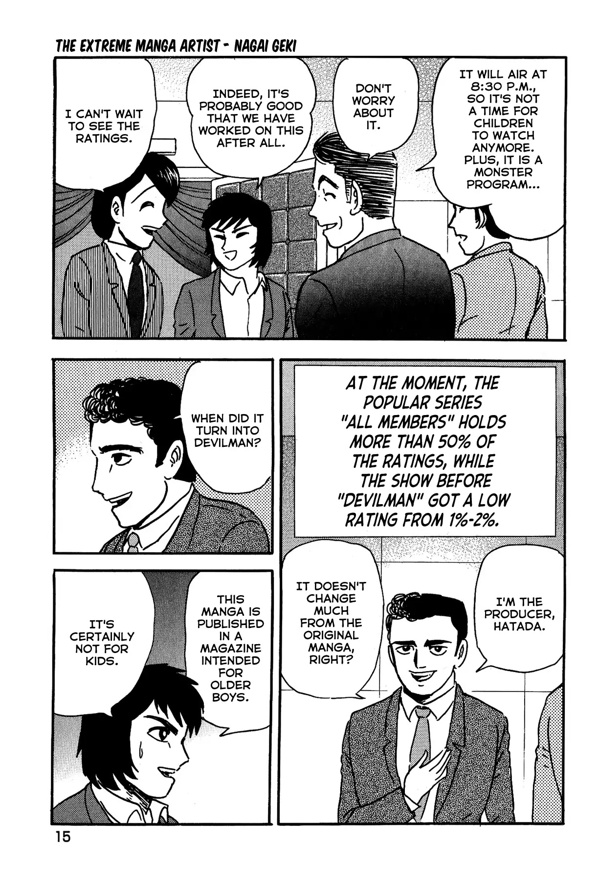 Gekiman! Chapter 1 page 19 - Chapter 1: The Extreme Manga Artist - Nagai Geki