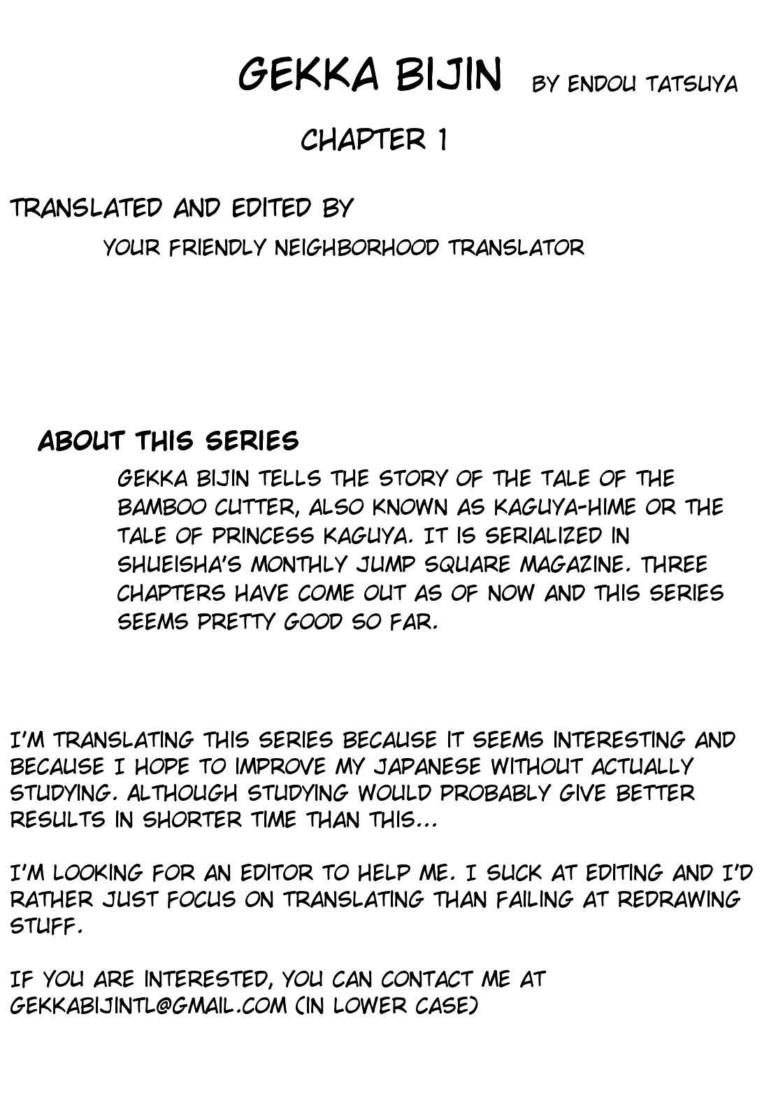 Gekka Bijin Chapter 1 page 70 - Chapter 1 : Heaven's Road to Exile