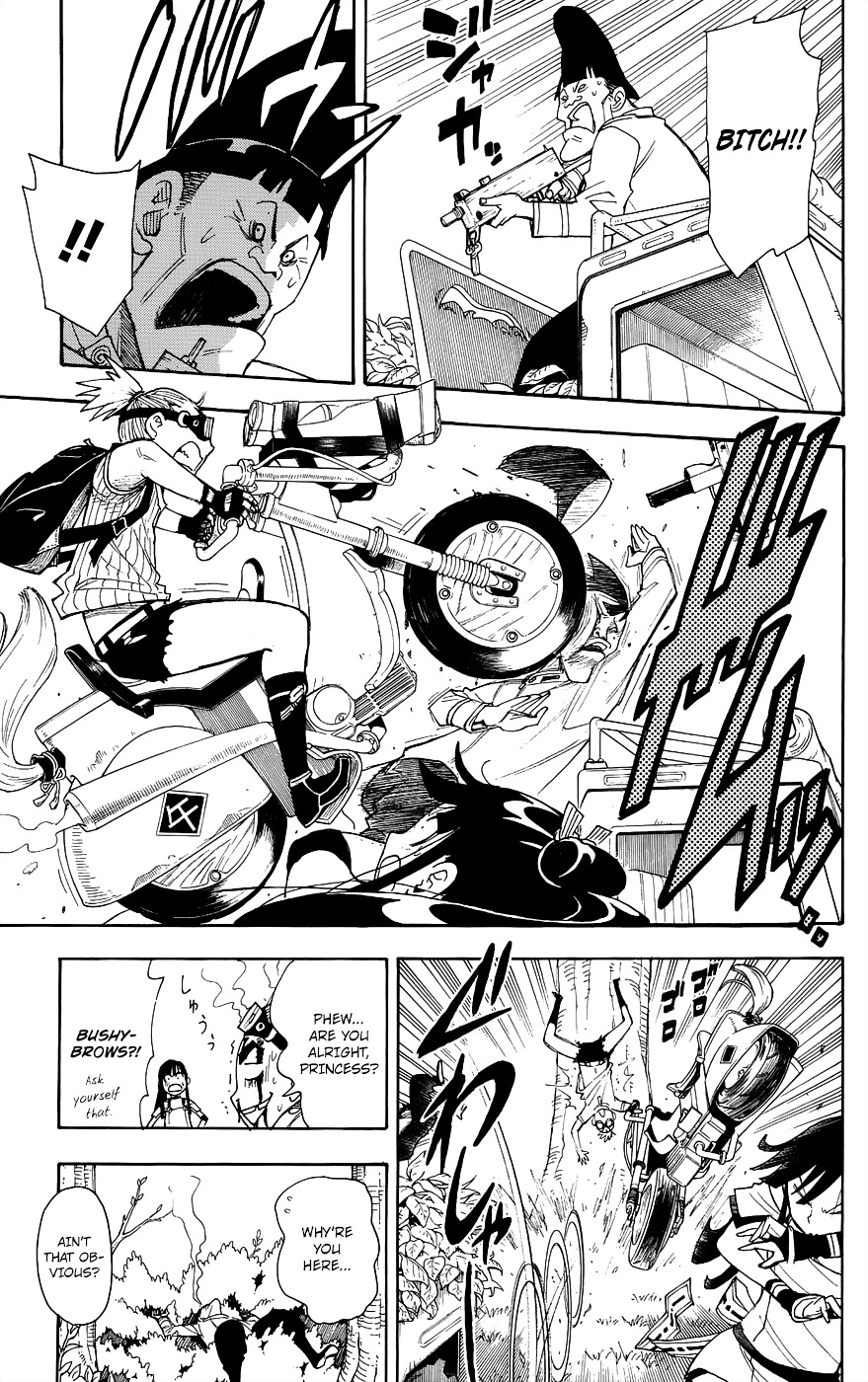 Gekka Bijin Chapter 11 page 34 - Chapter 11 : Crossing the Island Bruised