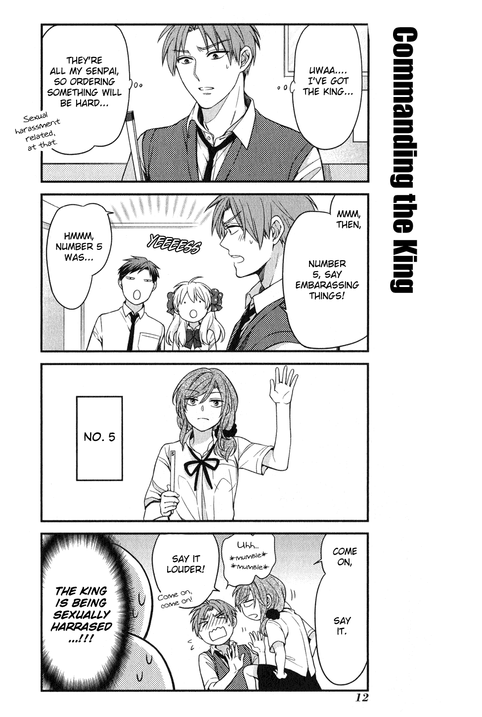Gekkan Shoujo Nozaki-kun Anthology Chapter 1 page 7 - Chapter 1: King's Game