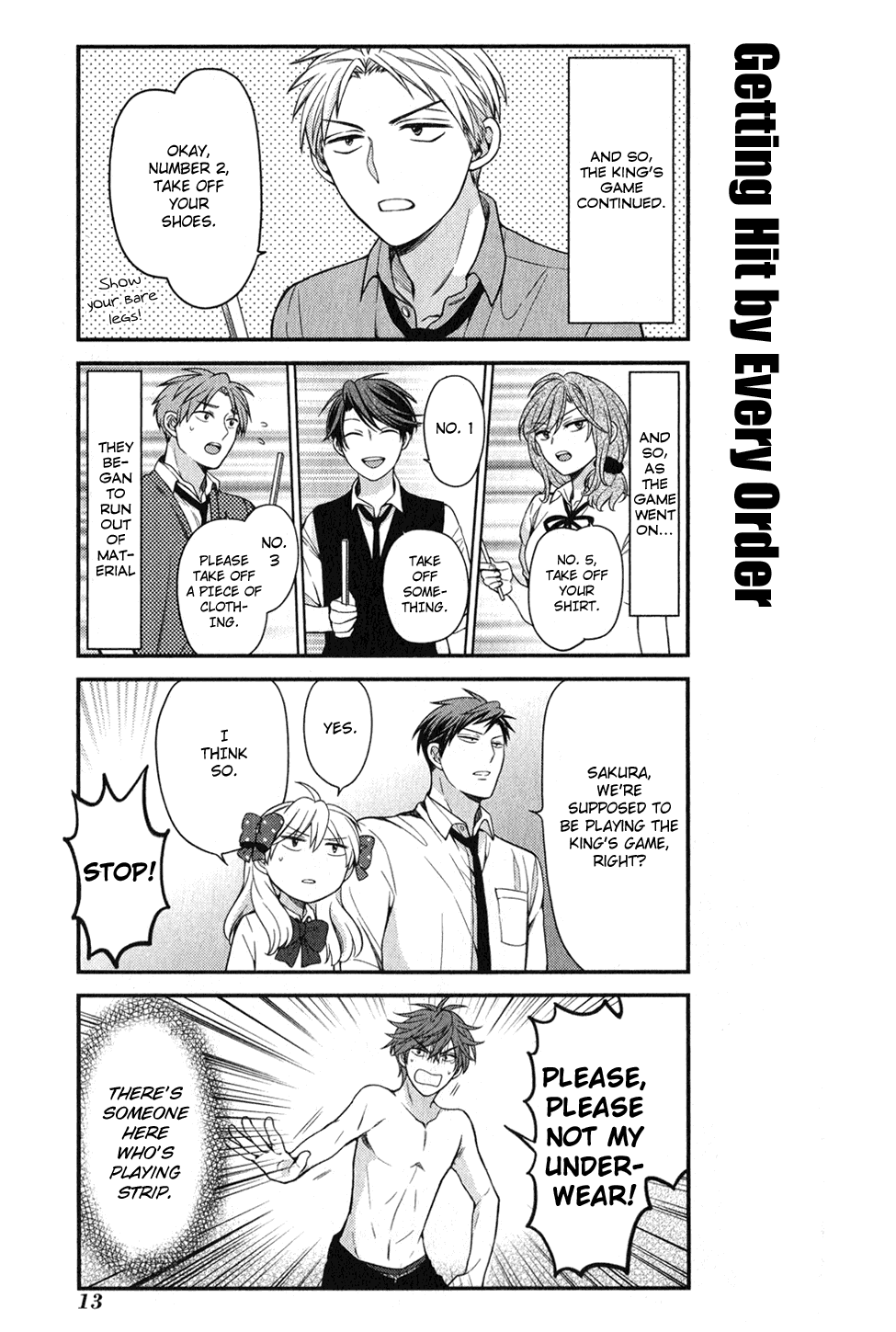 Gekkan Shoujo Nozaki-kun Anthology Chapter 1 page 8 - Chapter 1: King's Game