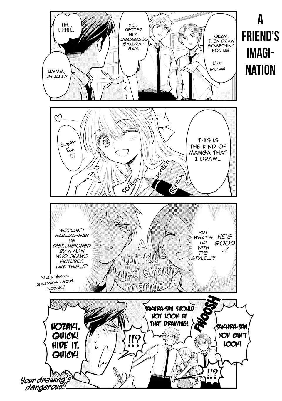 Gekkan Shoujo Nozaki-kun Chapter 130 page 12 - Chapter 130