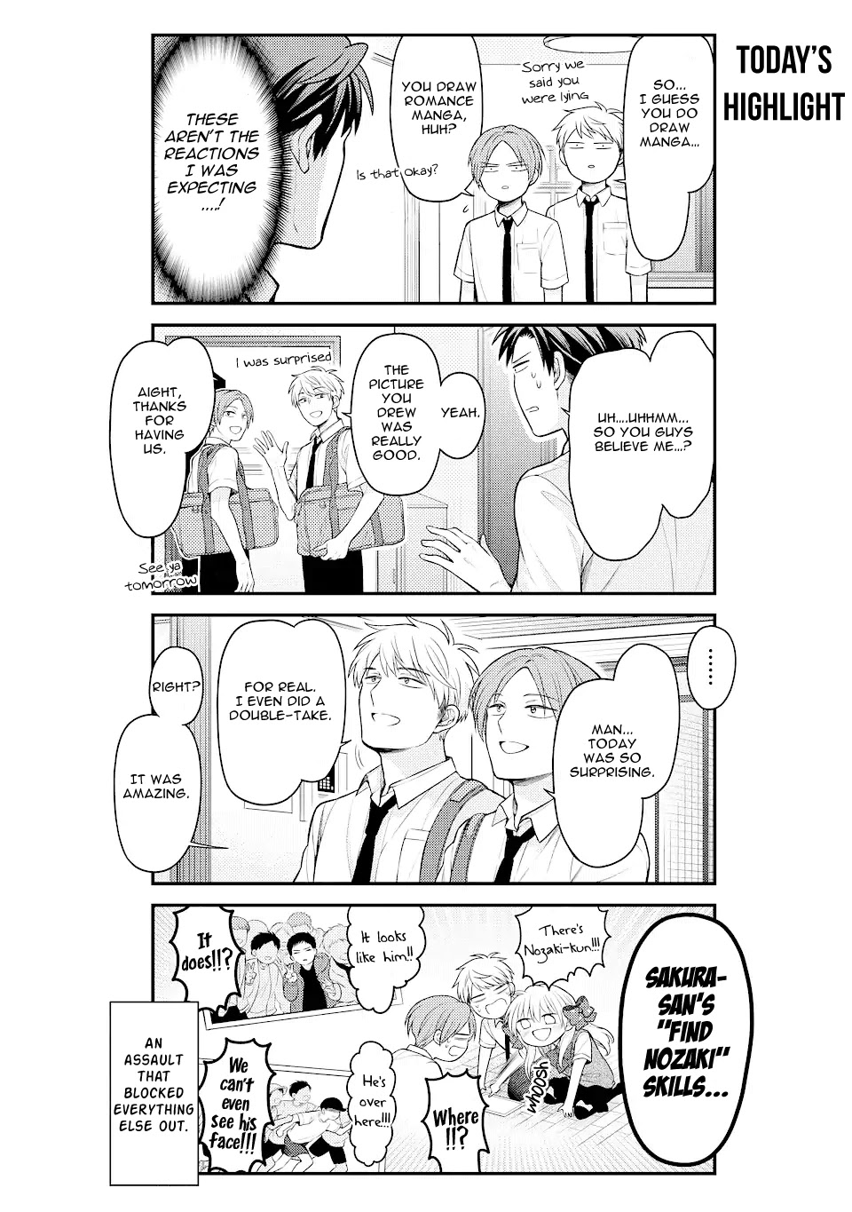 Gekkan Shoujo Nozaki-kun Chapter 130 page 14 - Chapter 130