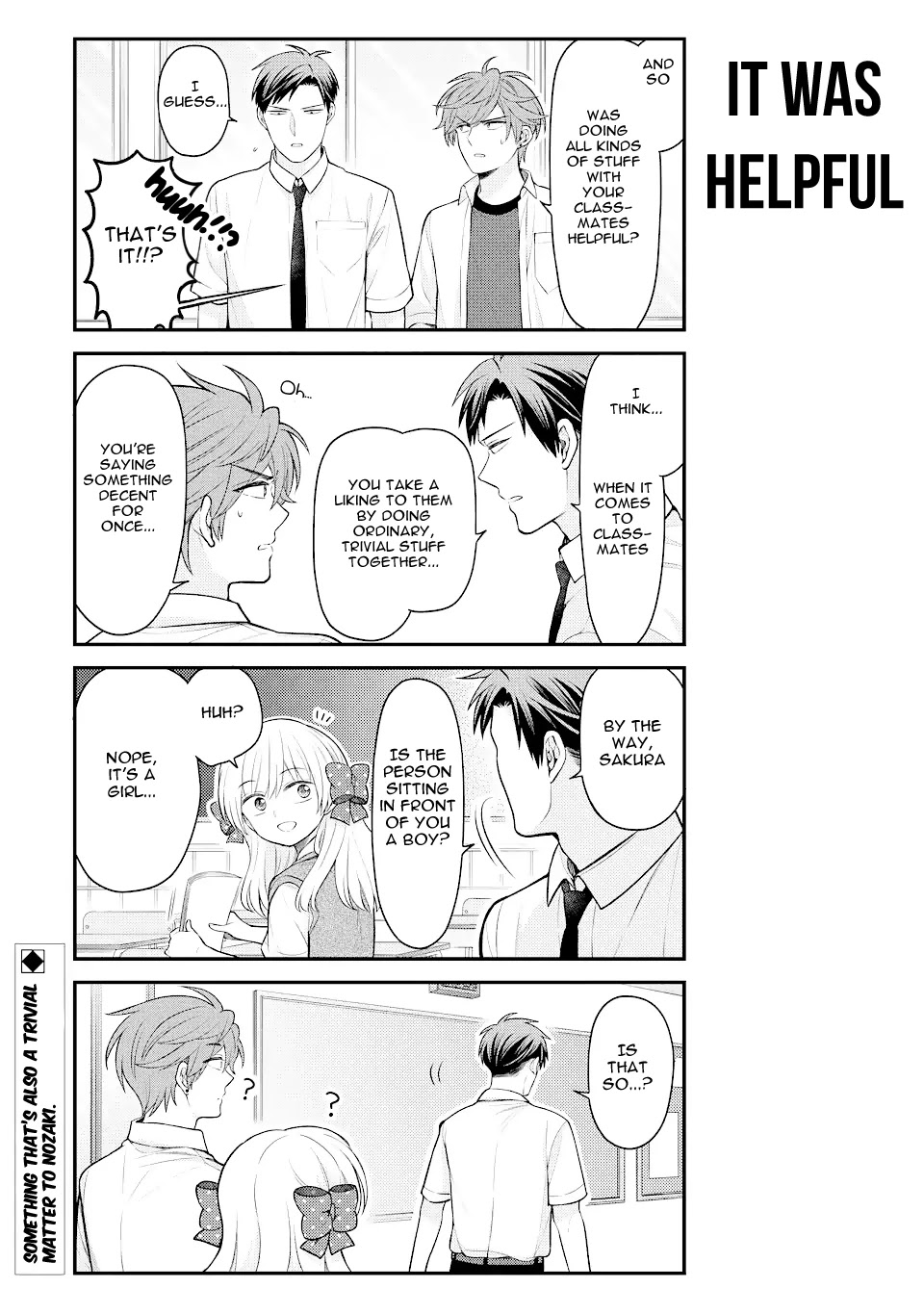 Gekkan Shoujo Nozaki-kun Chapter 132 page 13 - Chapter 132