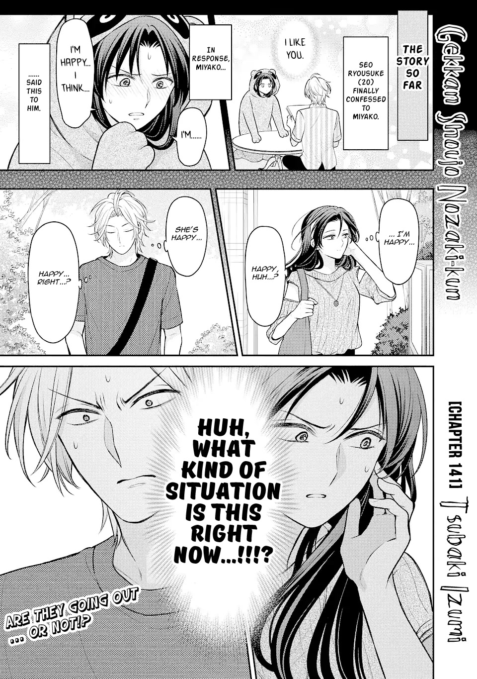 Gekkan Shoujo Nozaki-kun Chapter 141 page 1 - Chapter 141