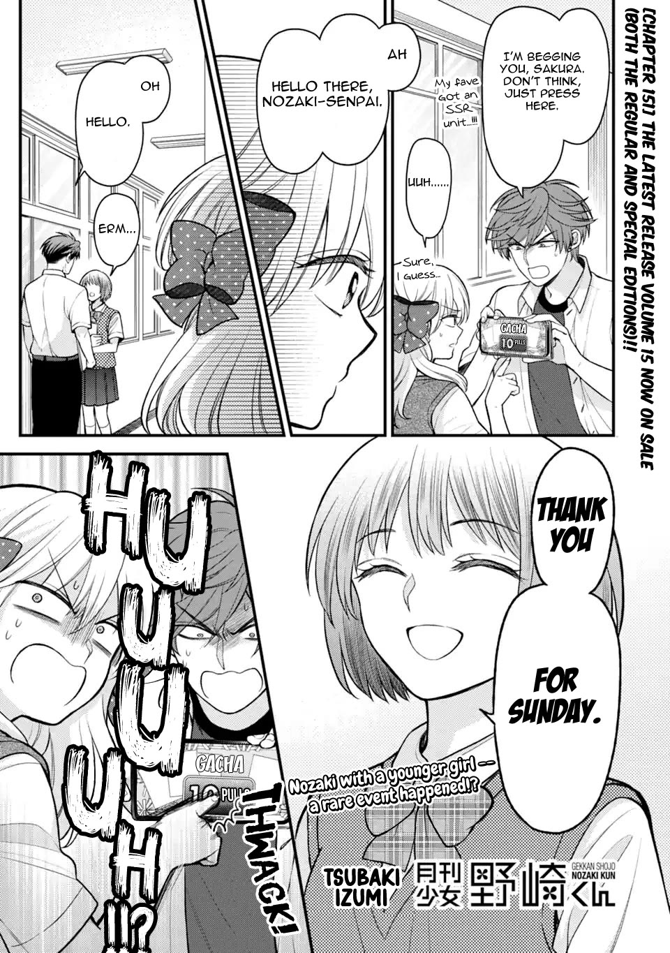 Gekkan Shoujo Nozaki-kun Chapter 151 page 1 - Chapter 151