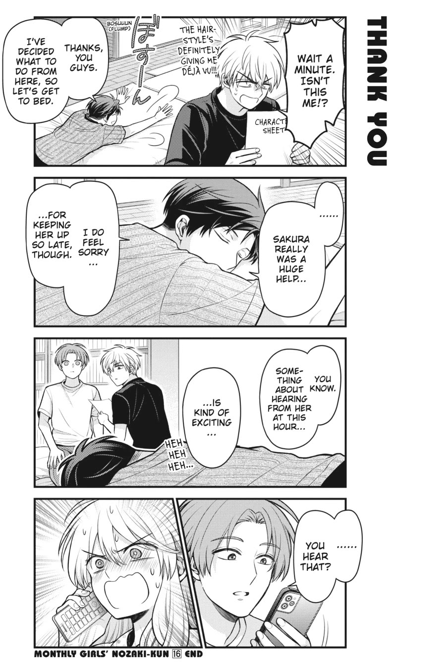 Gekkan Shoujo Nozaki-kun Chapter 158 page 15 - Chapter 158