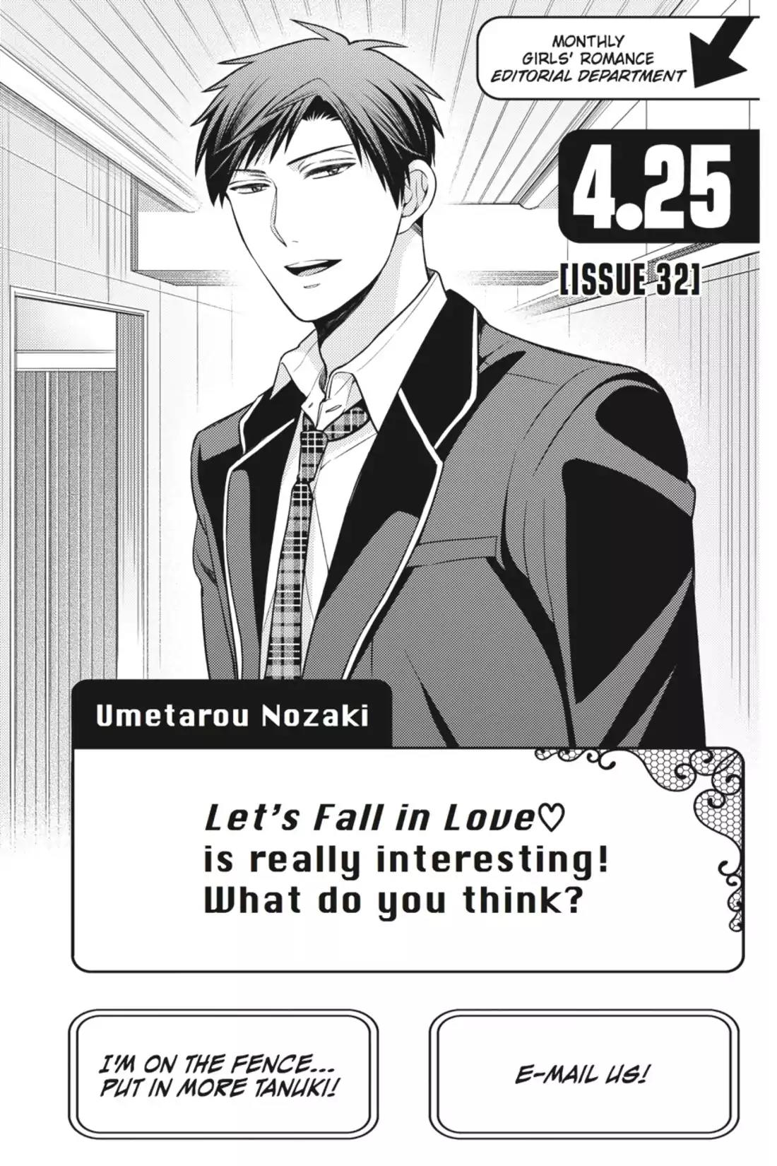 Gekkan Shoujo Nozaki-kun Chapter 32 page 1 - Chapter 32: Vol.4 Issue 32