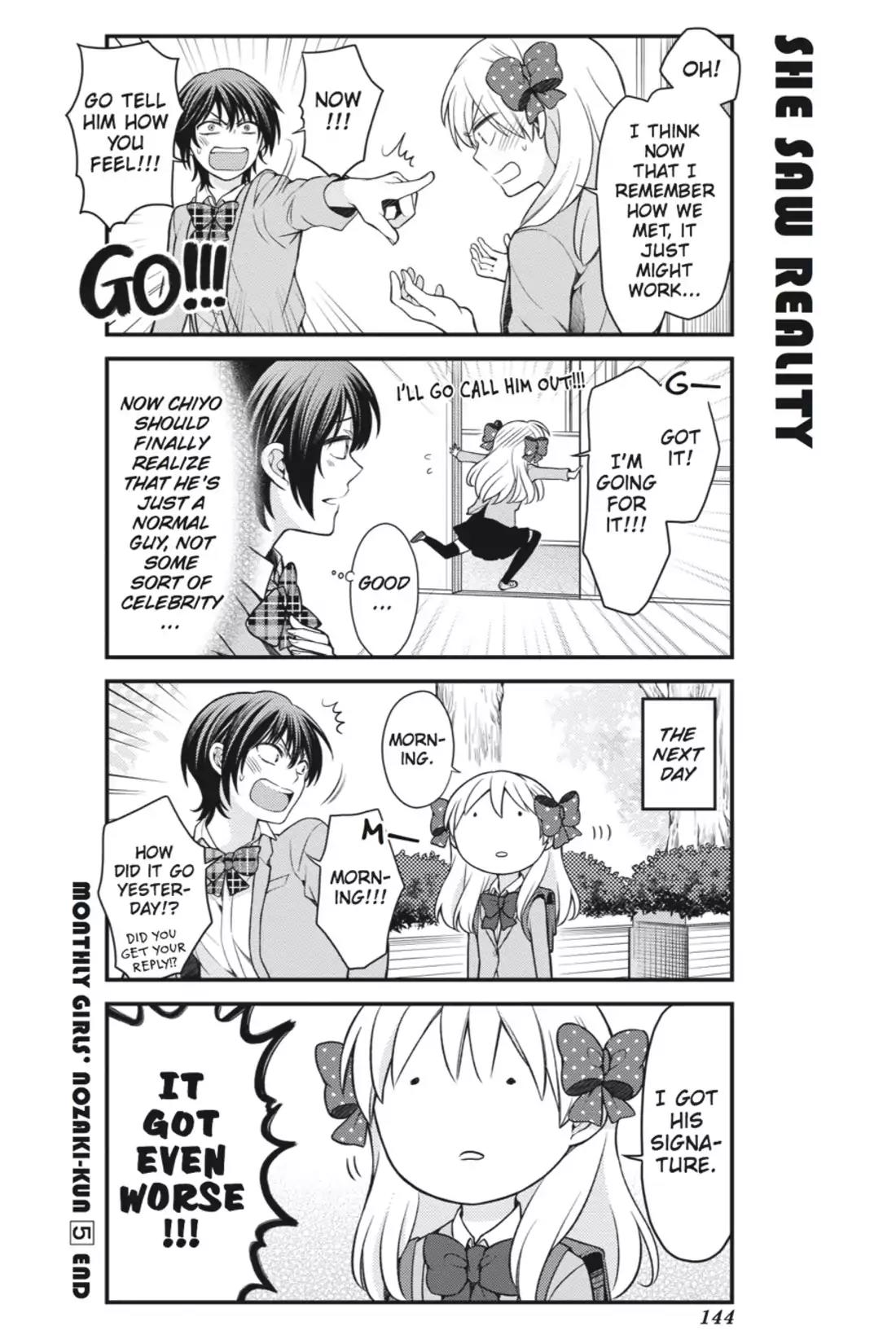 Gekkan Shoujo Nozaki-kun Chapter 50 page 14 - Chapter 50: Vol.5 Issue 50