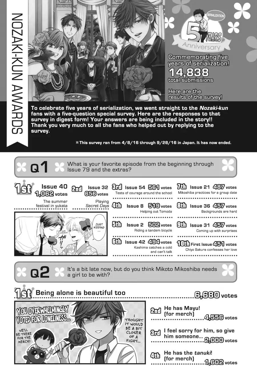 Gekkan Shoujo Nozaki-kun Chapter 88 page 15 - Chapter 88: Vol.9 Issue 88