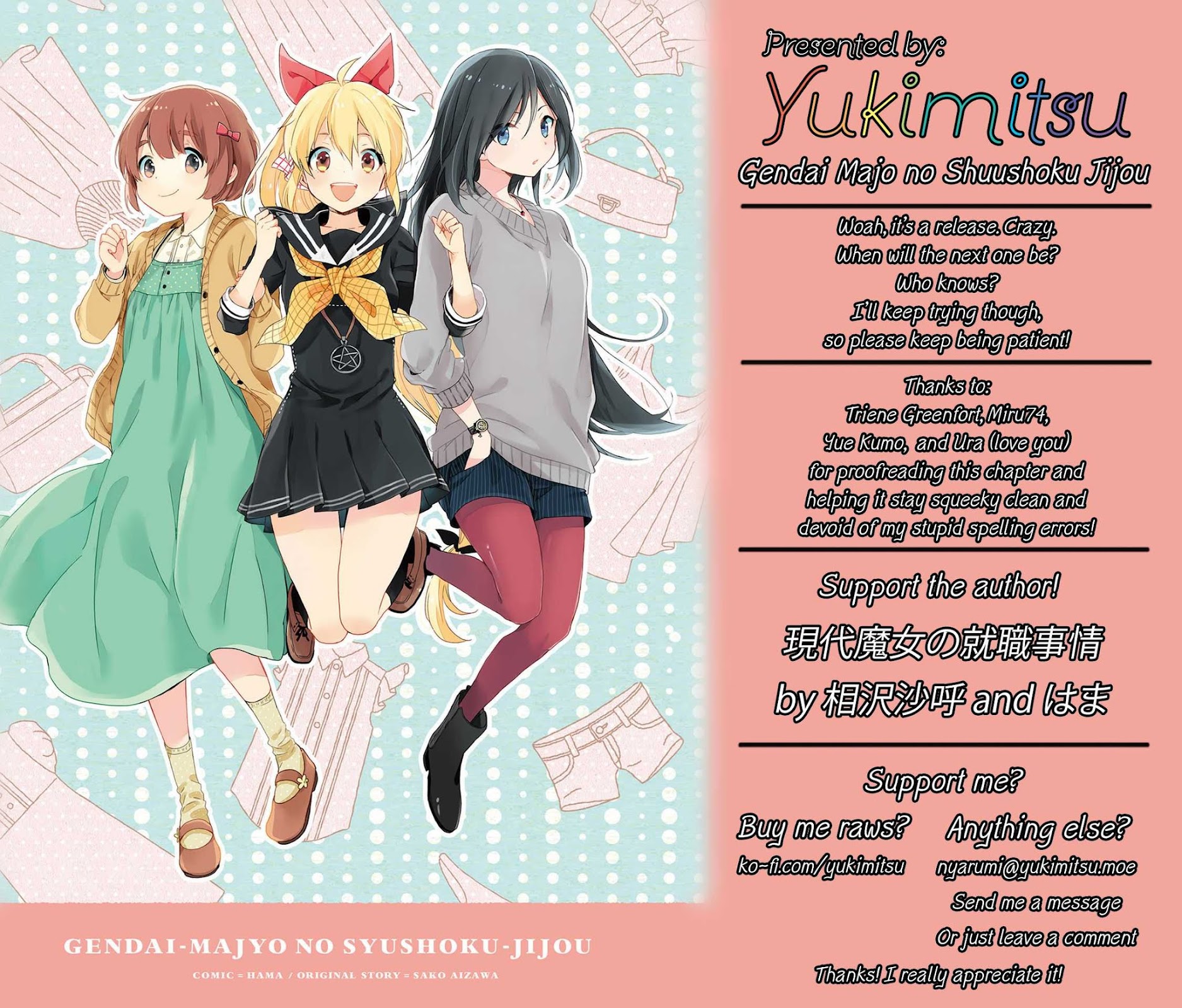 Gendai Majo no Shuushoku Jijou Chapter 12 page 39 - Chapter 12: From the Bottom of My Heart