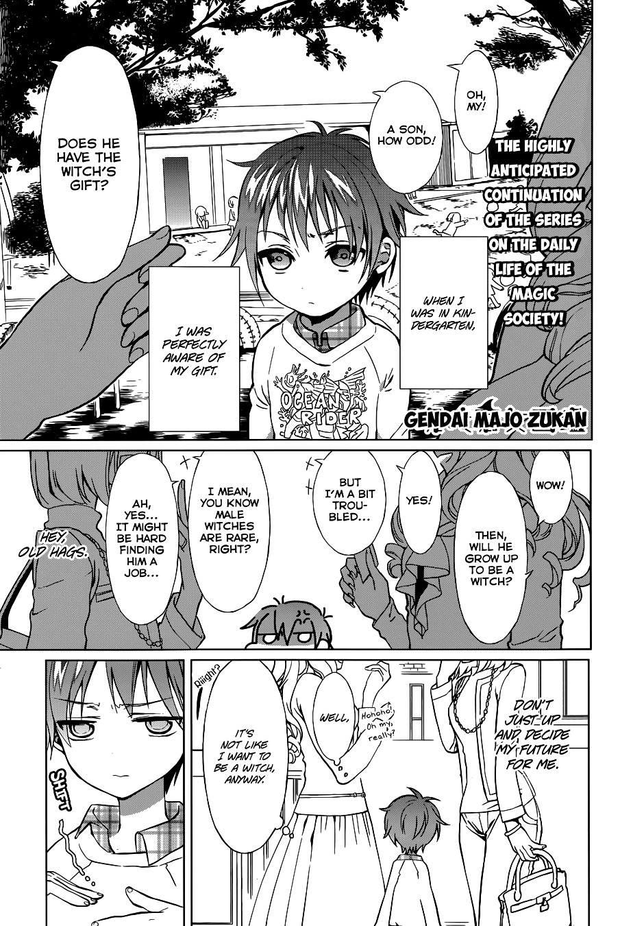 Gendai Majo Zukan Chapter 2 page 2 - Chapter 2 : A Certain Witch And His Club Invitation