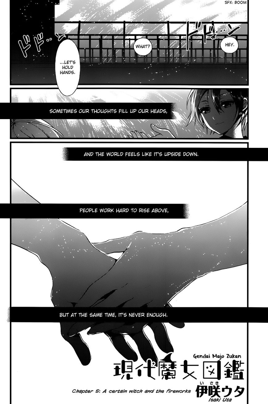 Gendai Majo Zukan Chapter 5 page 4 - Chapter 5 : A Certain Witch and The Fireworks