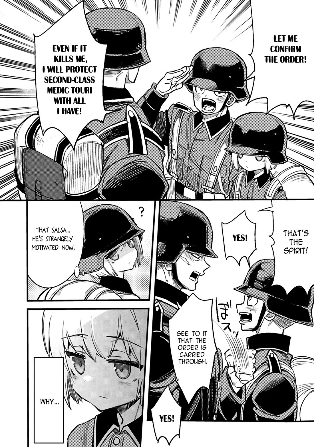 Genderswapped Medic's Battlefield Diary Chapter 3 page 6 - Chapter 3