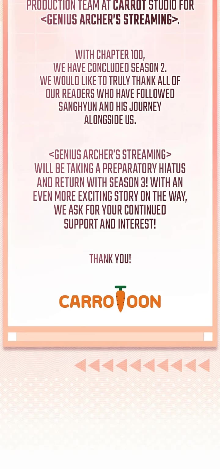 Genius Archer’s Streaming Chapter 100 page 65 - Chapter 100: S2 End