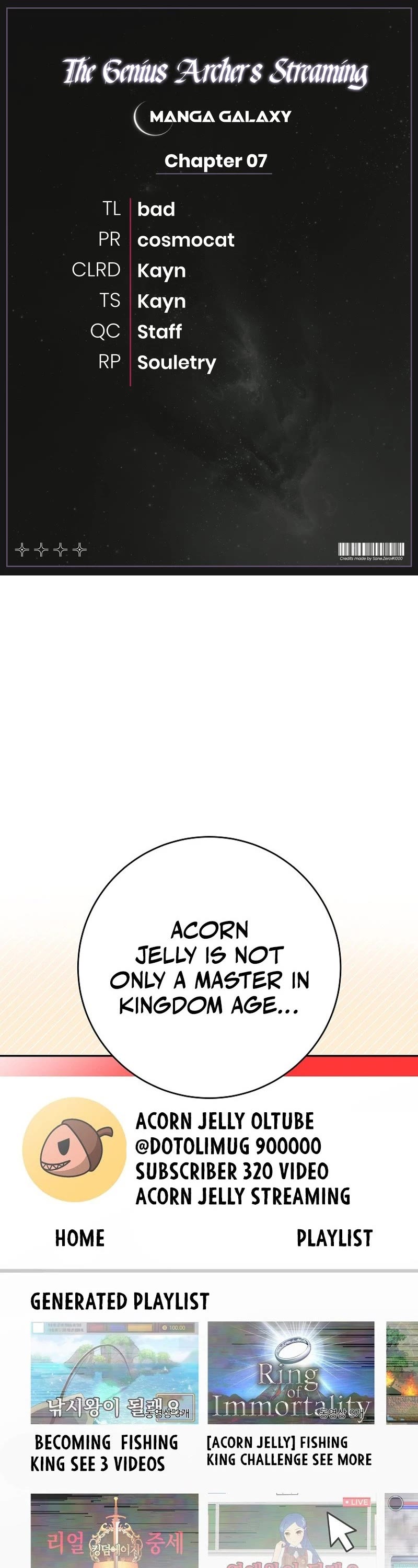 Genius Archer’s Streaming Chapter 7 page 1 - Chapter 7