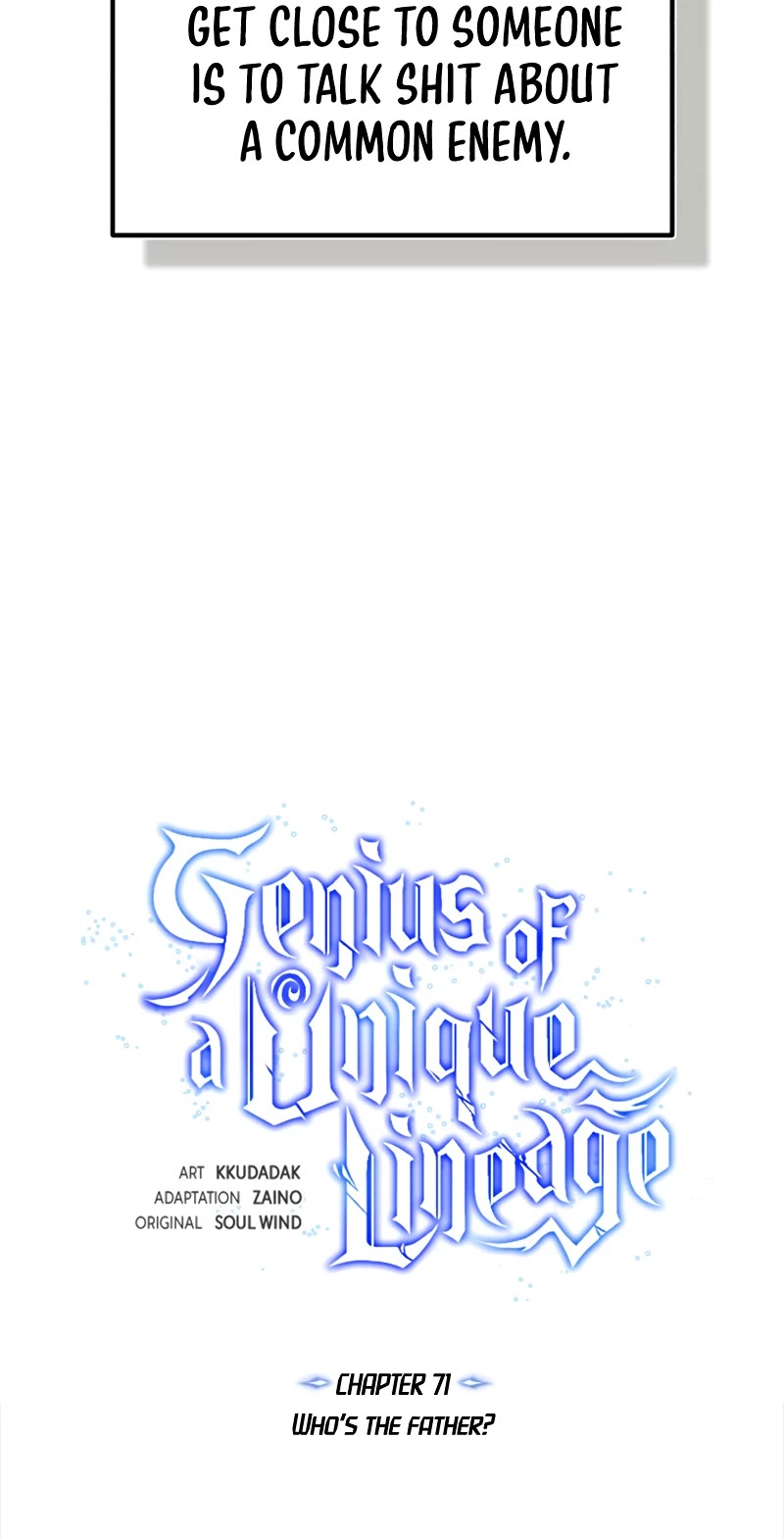 Genius of the Unique Lineage Chapter 71 page 27 - Chapter 71: Who's the father?