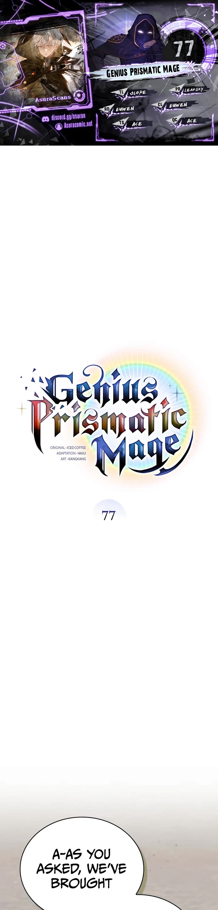 Genius Prismatic Mage Chapter 77 page 1 - Chapter 77