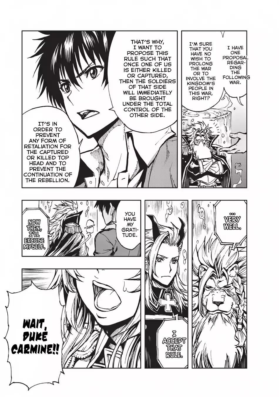 Genjitsushugisha no Oukokukaizouki Chapter 14 page 19 - Chapter 14: The Last Warning
