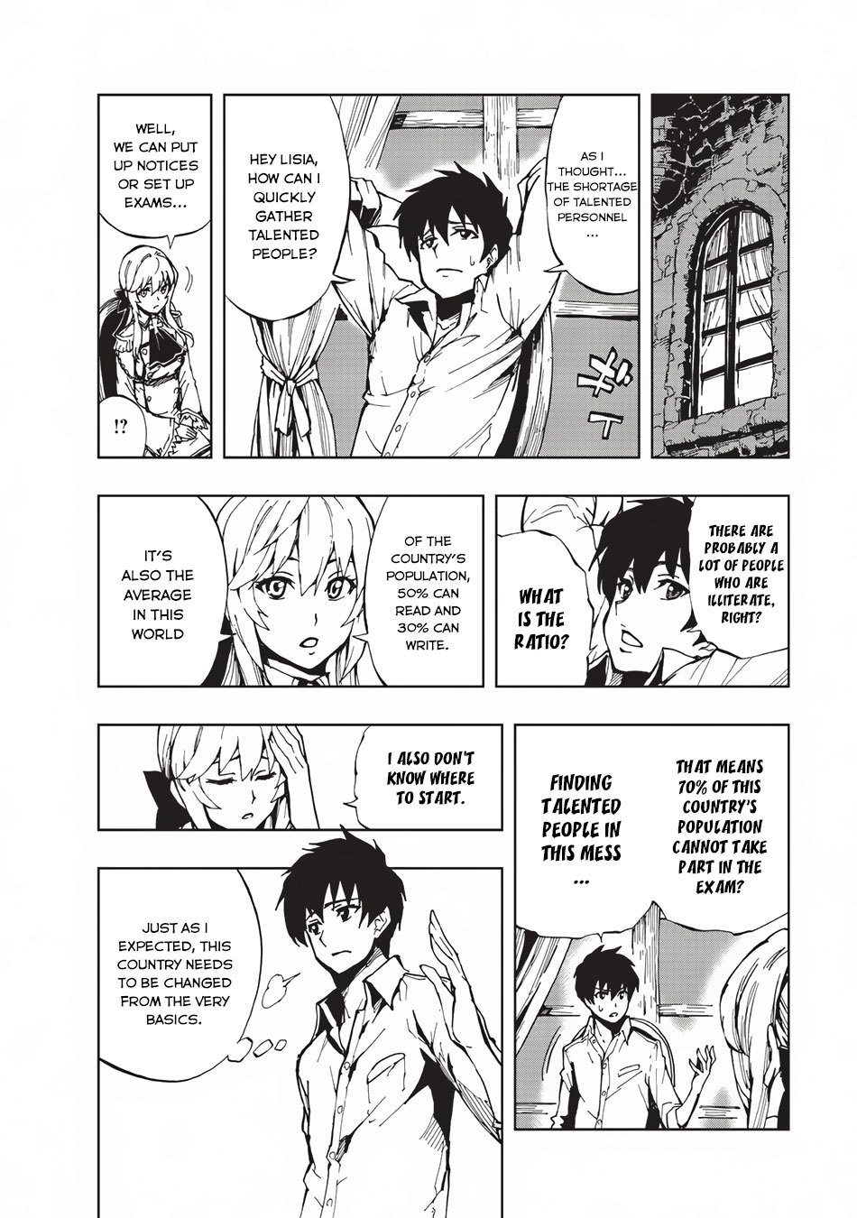 Genjitsushugisha no Oukokukaizouki Chapter 3 page 9 - Chapter 3: First let's begin from XX [1]