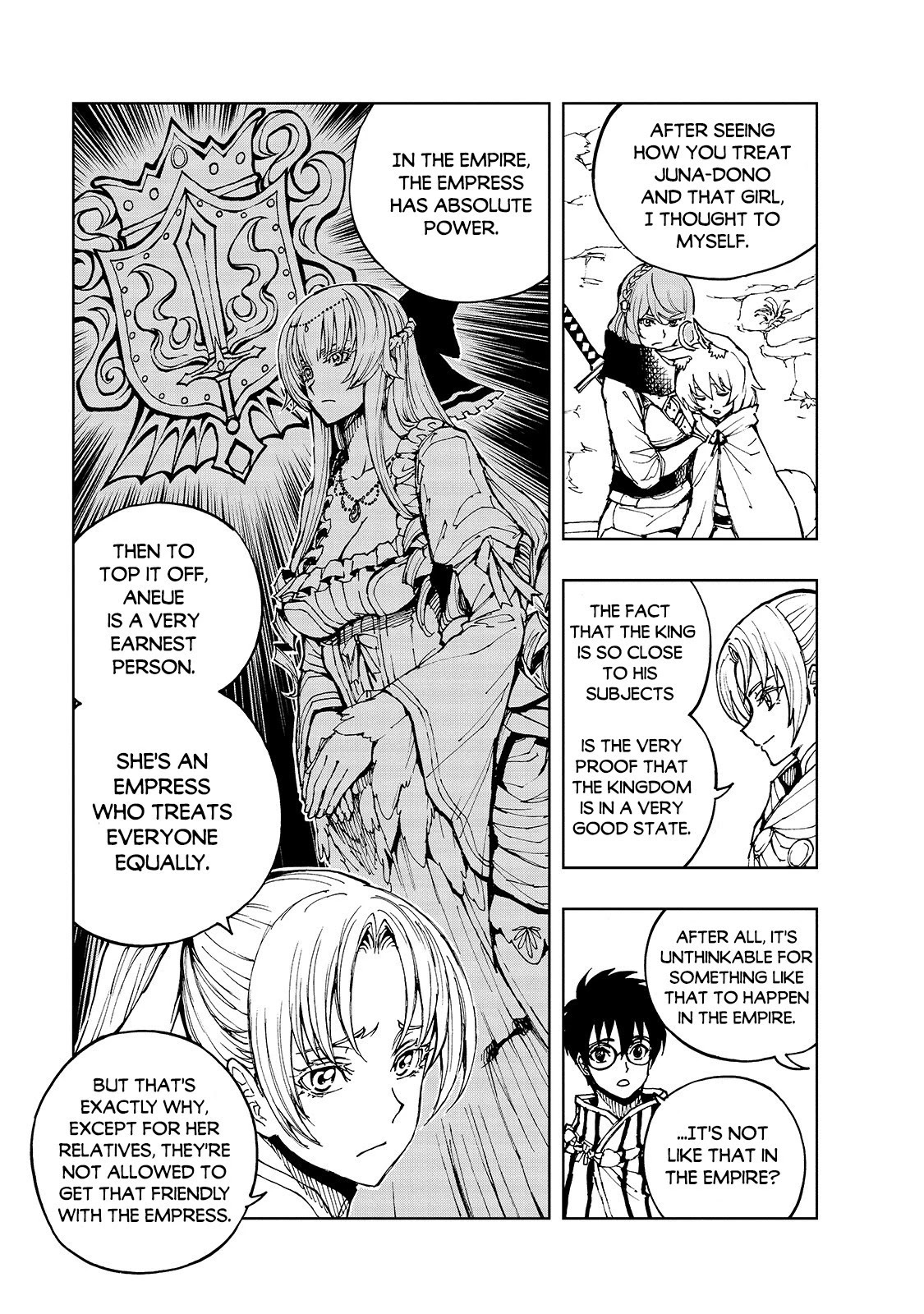 Genjitsushugisha no Oukokukaizouki Chapter 32 page 6 - Chapter 32: An Encounter In The Streets of Van (2)