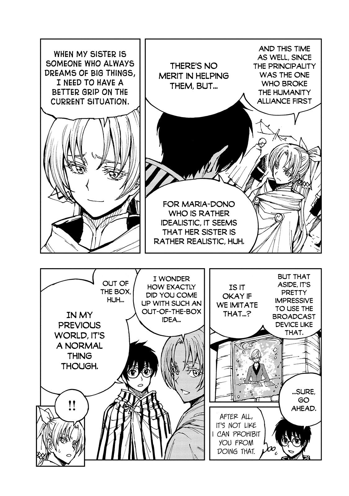 Genjitsushugisha no Oukokukaizouki Chapter 32 page 7 - Chapter 32: An Encounter In The Streets of Van (2)