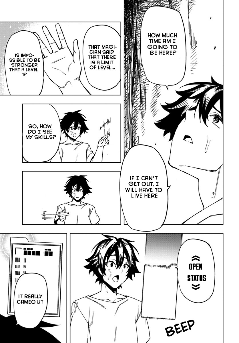 Genkai Level 1 kara no Nariagari: Saijaku Level no Ore ga Isekai Saikyou ni Naru made Chapter 1 page 15 - Chapter 1: the weakest