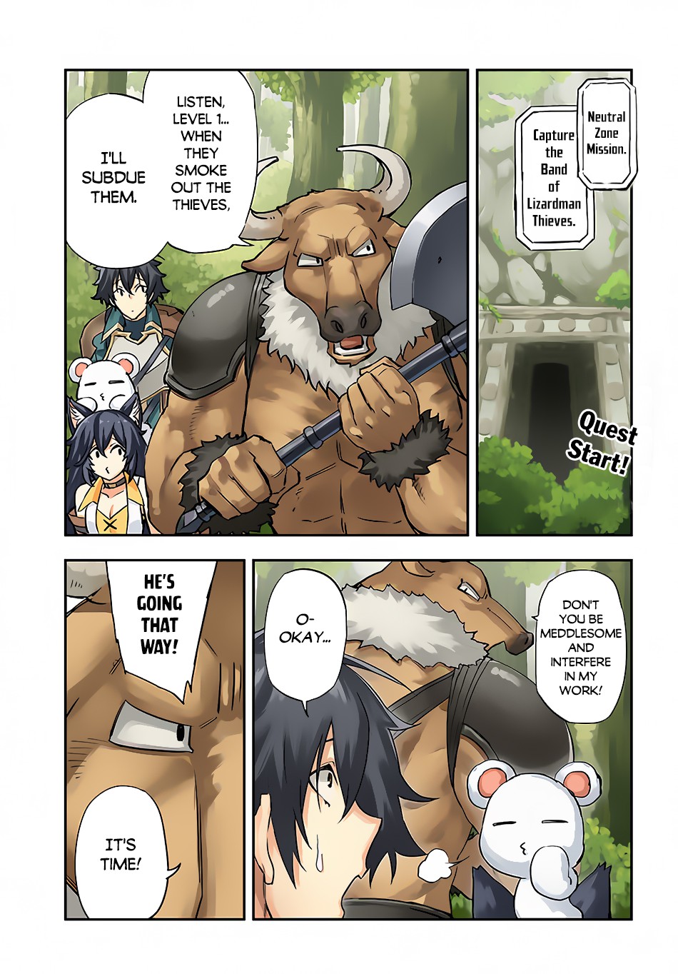 Genkai Level 1 kara no Nariagari: Saijaku Level no Ore ga Isekai Saikyou ni Naru made Chapter 14.1 page 2 - Chapter 14.1