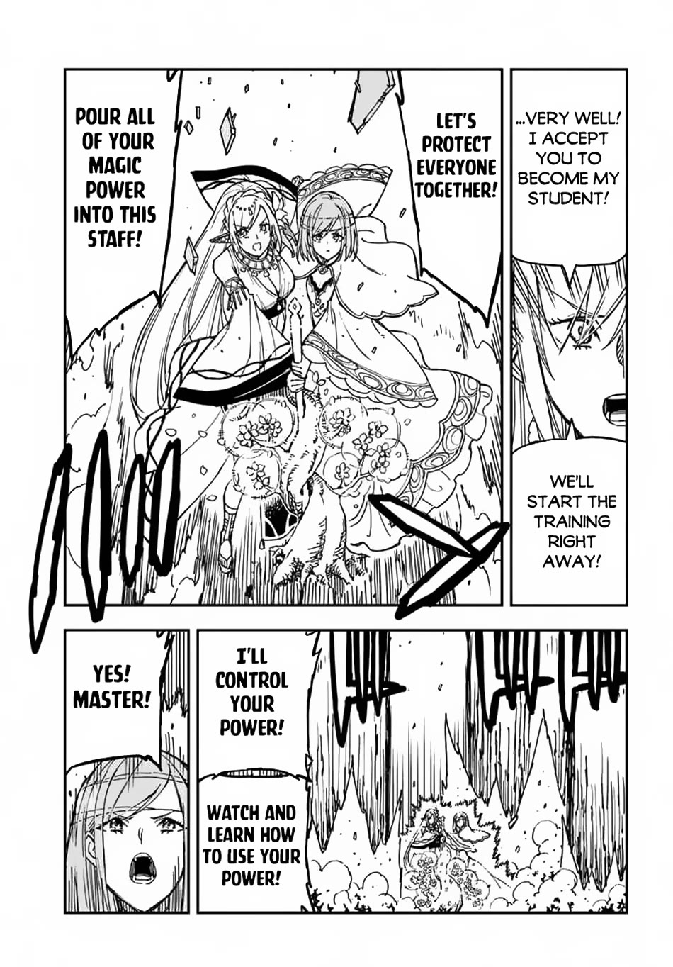 Genkai Level 1 kara no Nariagari: Saijaku Level no Ore ga Isekai Saikyou ni Naru made Chapter 32 page 21 - Chapter 32