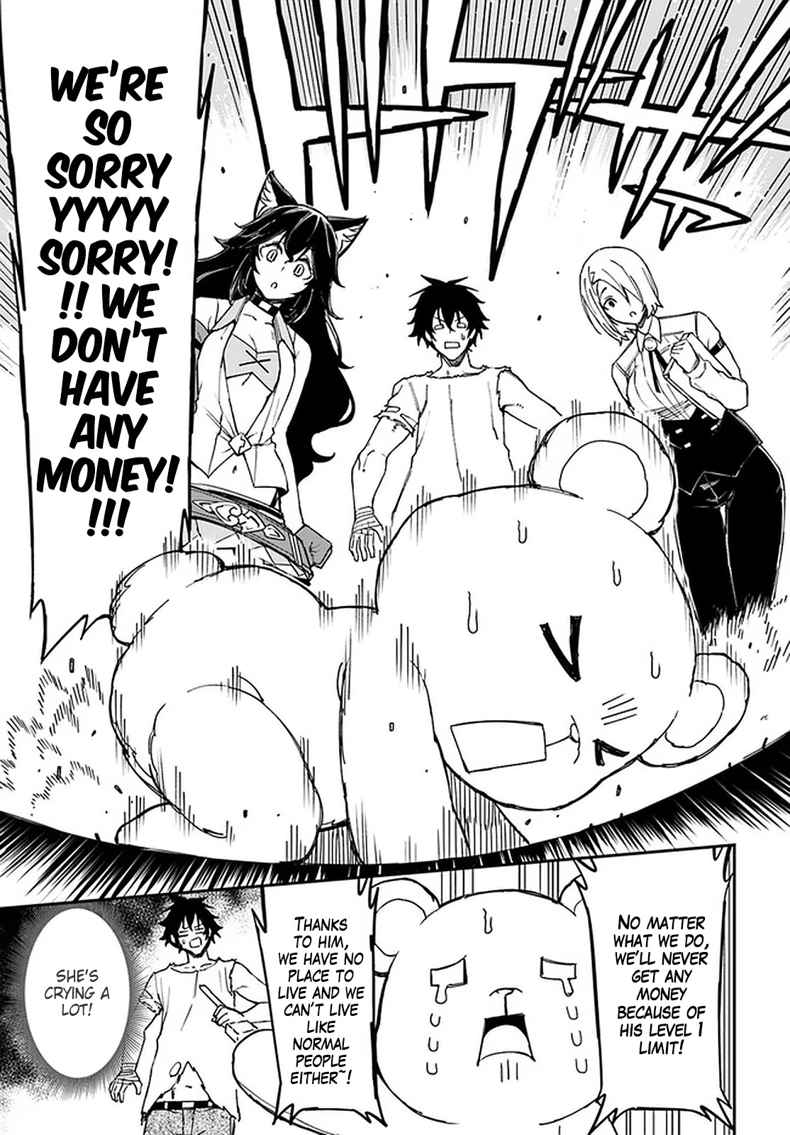 Genkai Level 1 kara no Nariagari: Saijaku Level no Ore ga Isekai Saikyou ni Naru made Chapter 9 page 10 - Chapter 9