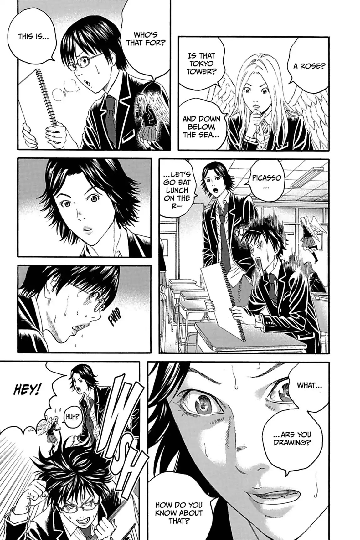 Genkaku Picasso Chapter 10.1 page 15 - Chapter 10: Vol.3 Vision 10: SUGIURA'S BLUE ROSE (part 1)