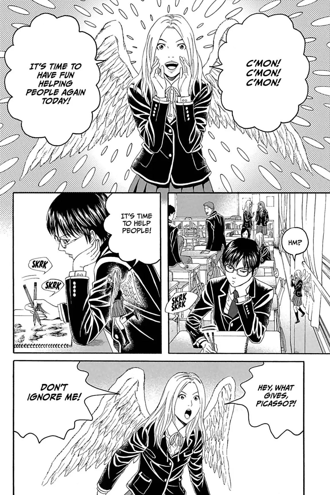 Genkaku Picasso Chapter 10.1 page 2 - Chapter 10: Vol.3 Vision 10: SUGIURA'S BLUE ROSE (part 1)