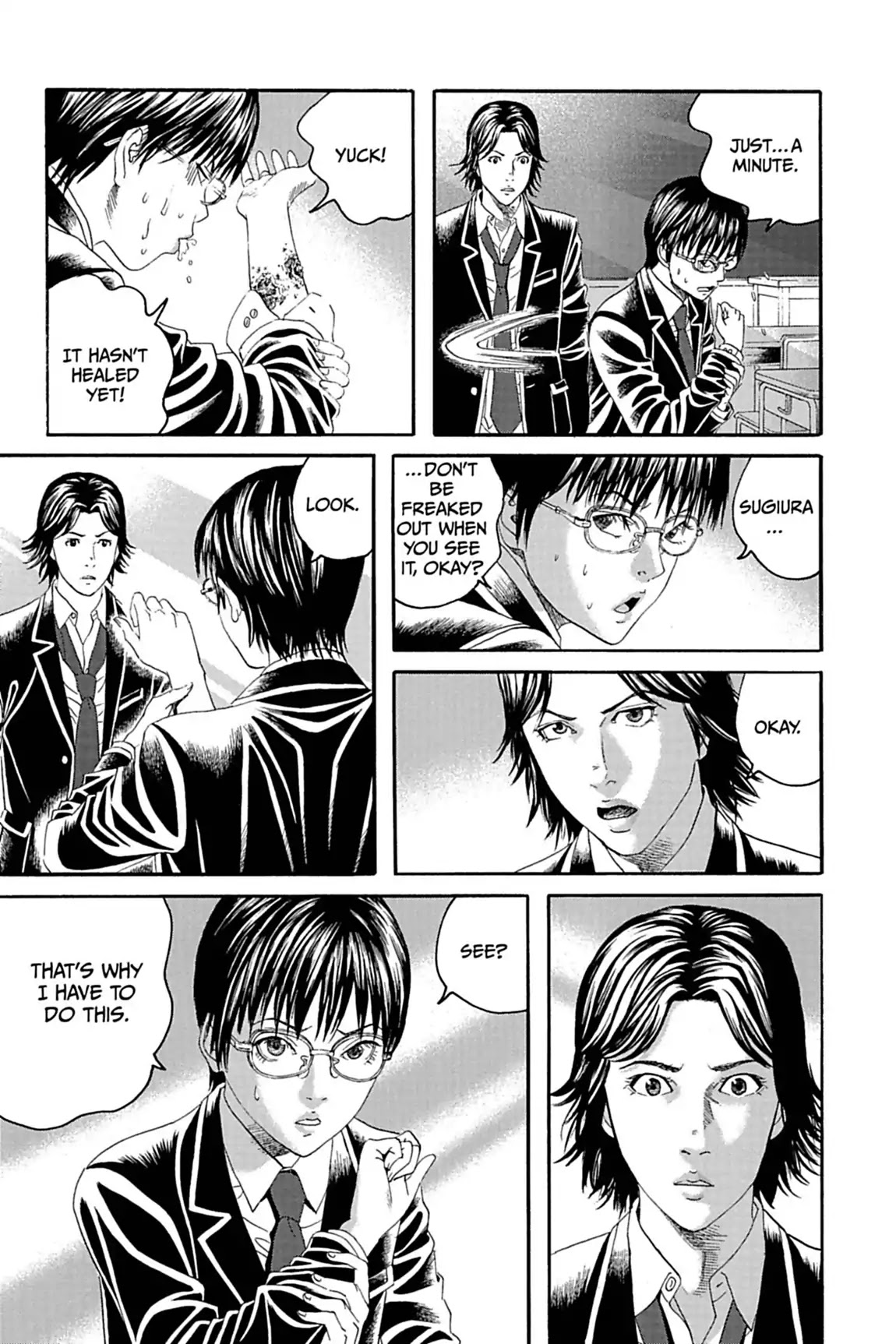 Genkaku Picasso Chapter 11.1 page 11 - Chapter 11: Vol.3 Vision 11: HIKAN'S STORY (part 1)