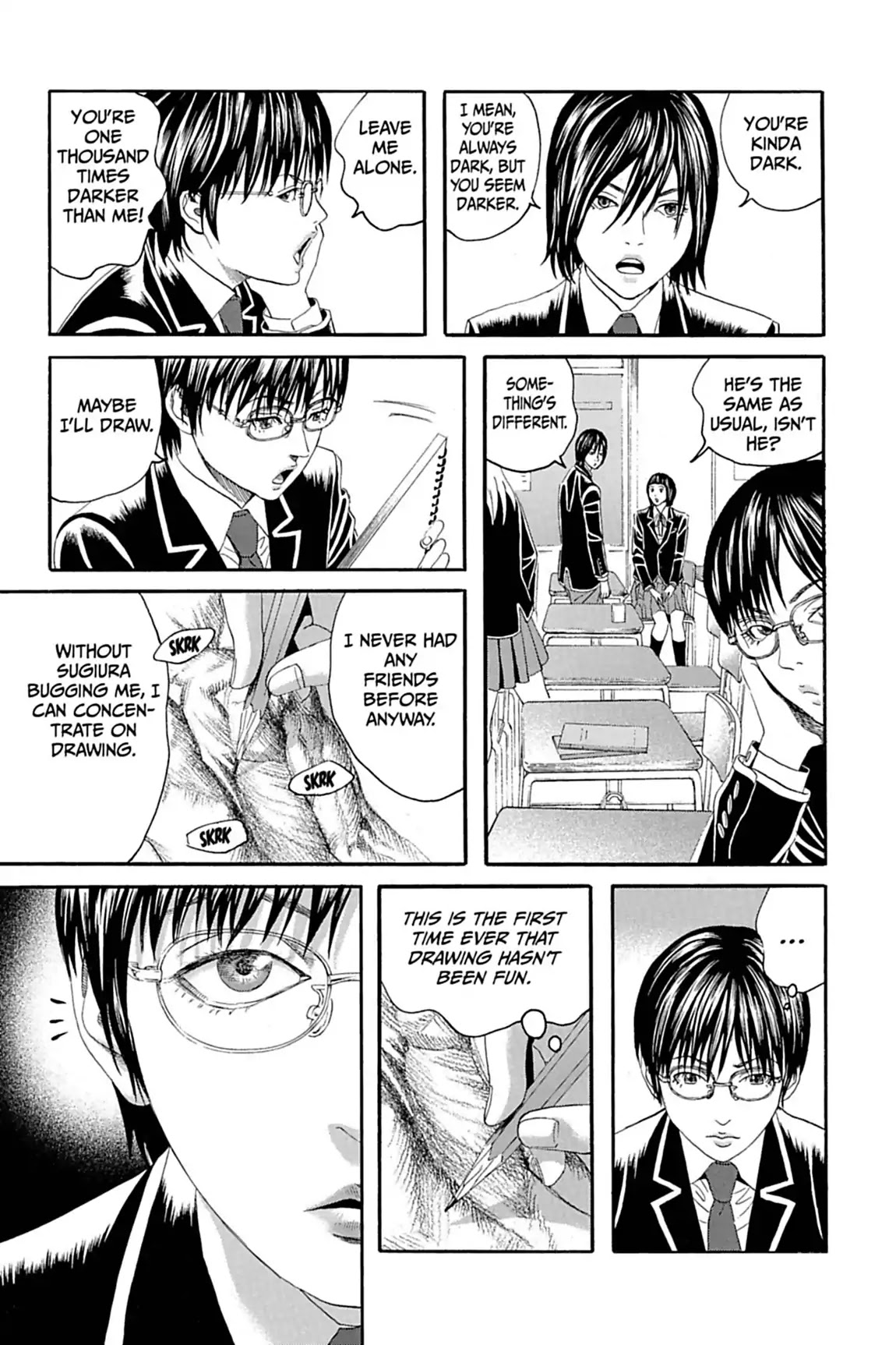 Genkaku Picasso Chapter 11.1 page 23 - Chapter 11: Vol.3 Vision 11: HIKAN'S STORY (part 1)