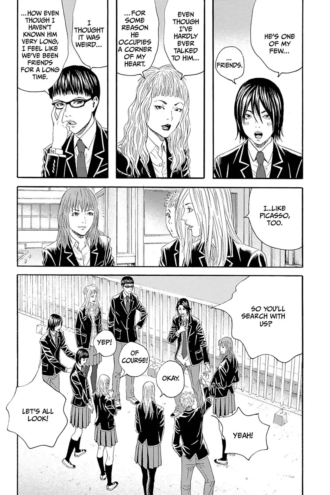 Genkaku Picasso Chapter 11.2 page 12 - Chapter 11: Vol.3 Vision 11: HIKAN'S STORY (part 2)