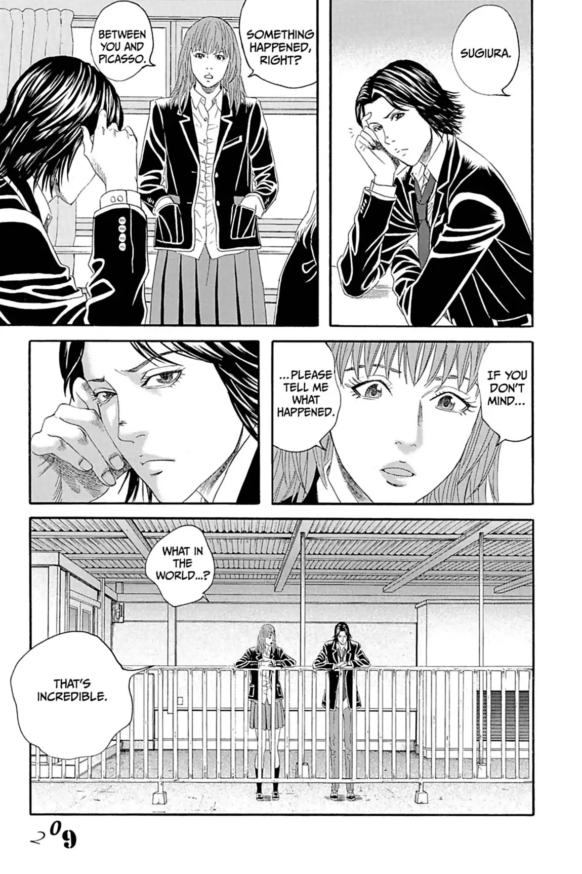 Genkaku Picasso Chapter 11.2 page 6 - Chapter 11: Vol.3 Vision 11: HIKAN'S STORY (part 2)