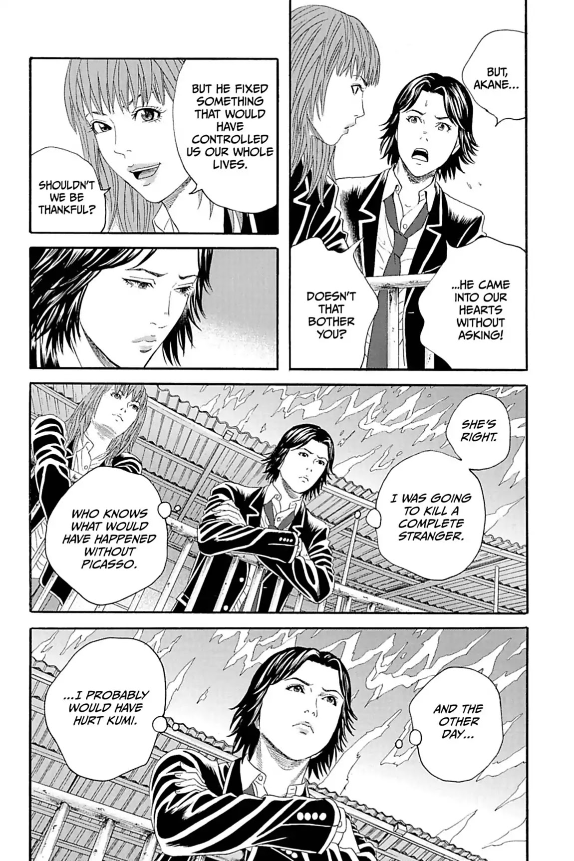 Genkaku Picasso Chapter 11.2 page 8 - Chapter 11: Vol.3 Vision 11: HIKAN'S STORY (part 2)