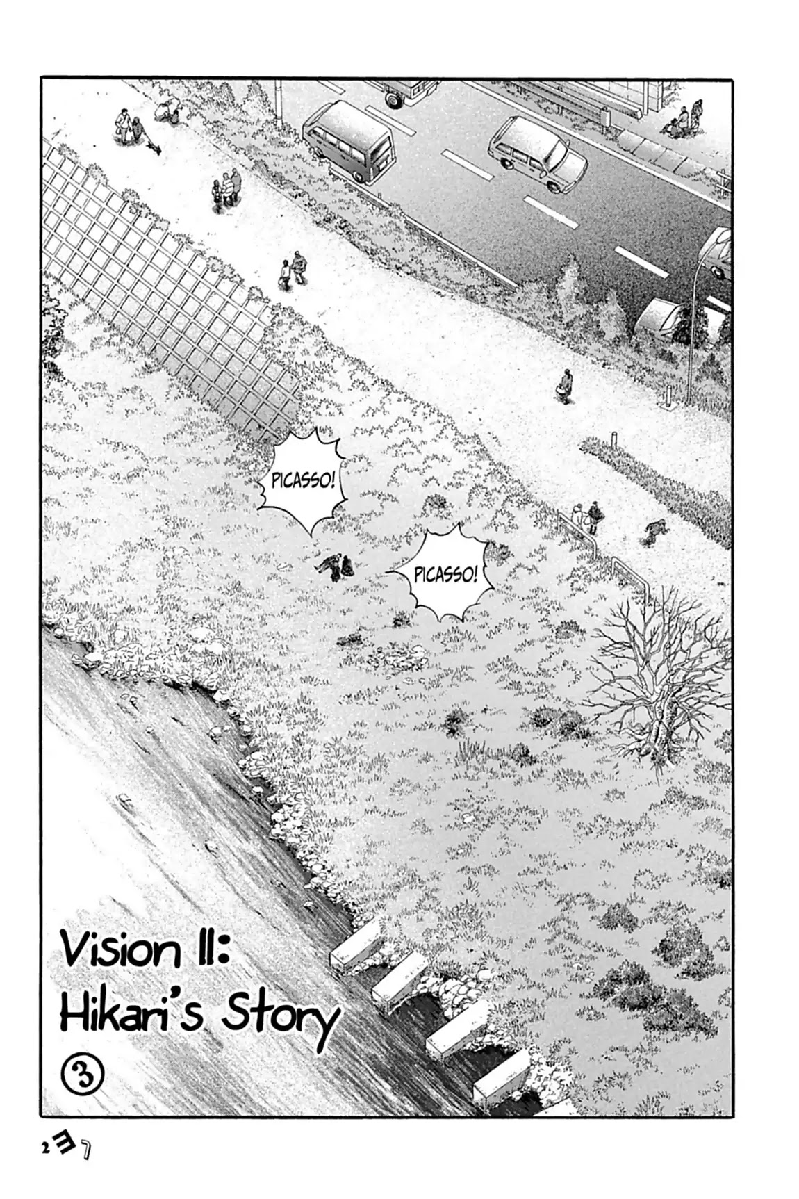 Genkaku Picasso Chapter 11.3 page 1 - Chapter 11: Vol.3 Vision 11: HIKAN'S STORY (part 3)