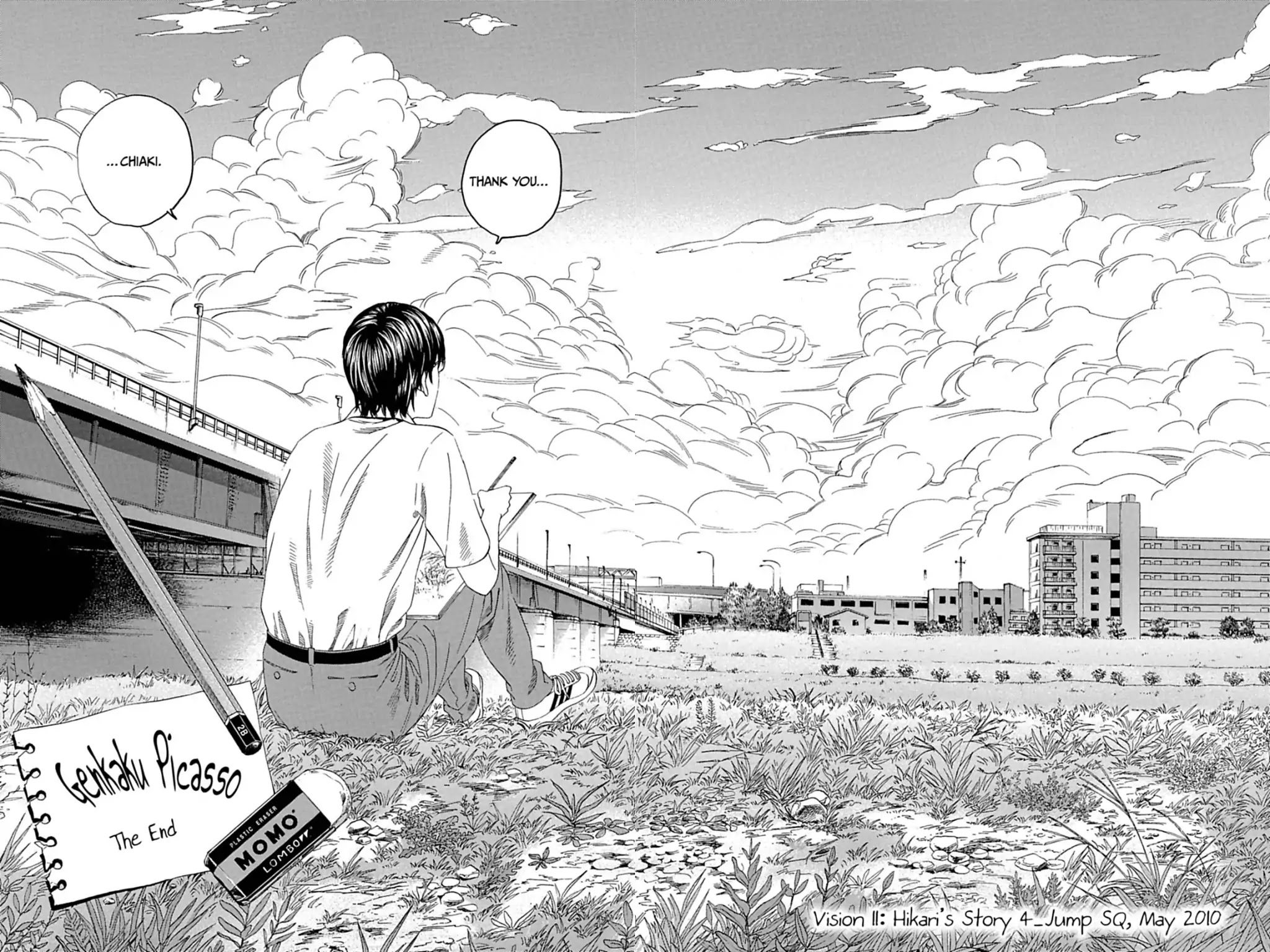 Genkaku Picasso Chapter 11.4 page 34 - Chapter 11: Vol.3 Vision 11: HIKAN'S STORY (part 4)