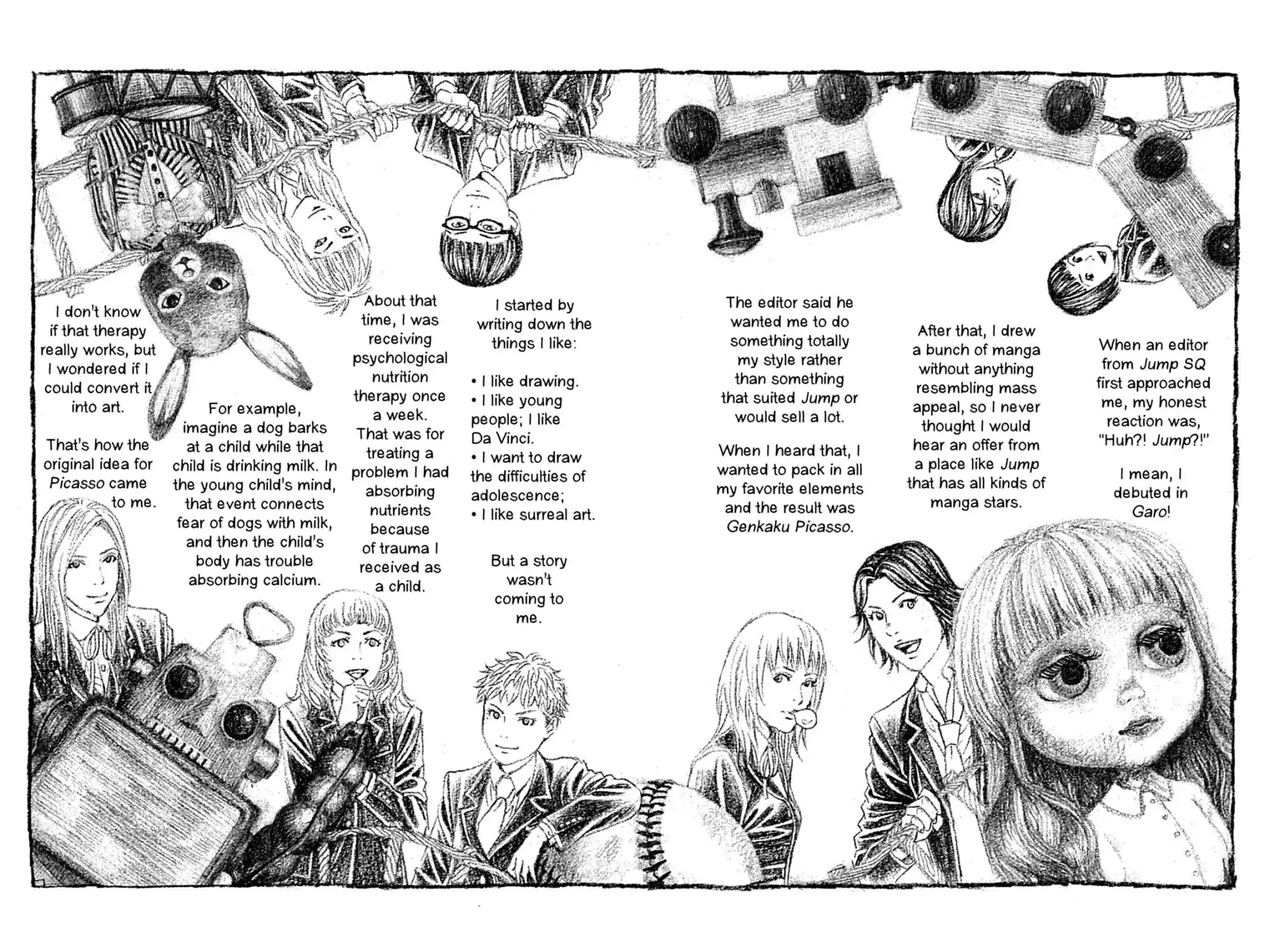 Genkaku Picasso Chapter 11.5 page 3 - Vol.3 AFTERWORD