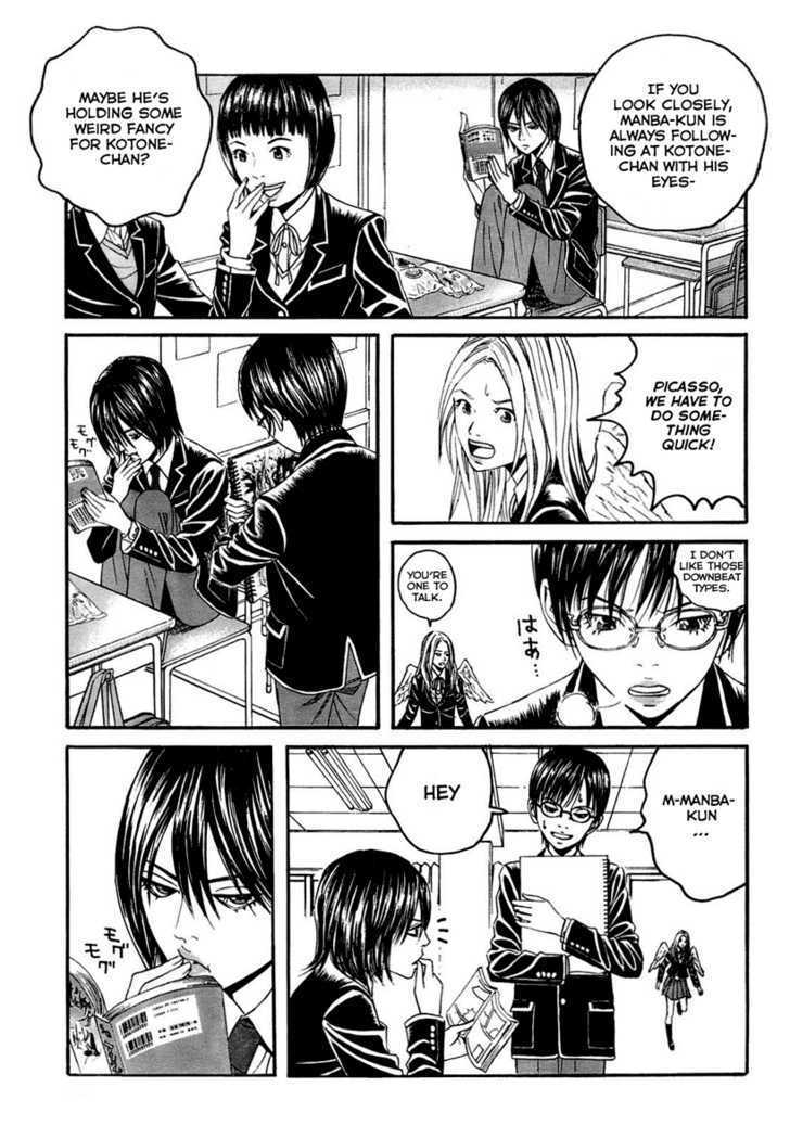 Genkaku Picasso Chapter 3 page 14 - Chapter 3 : Manba-kun and Kotone-chan