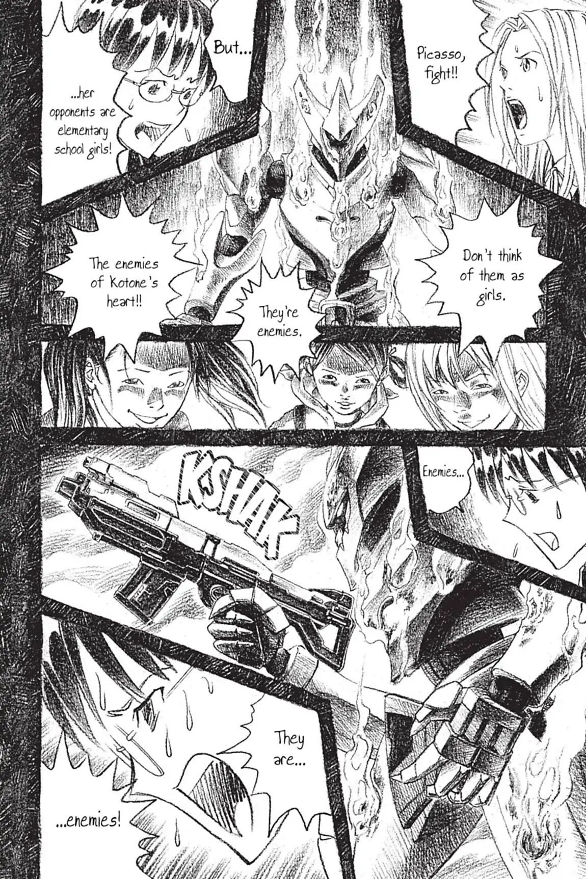 Genkaku Picasso Chapter 6.2 page 11 - Chapter 6: Vol.2 Vision 6: KOTONE and ARENGURION (part 2)