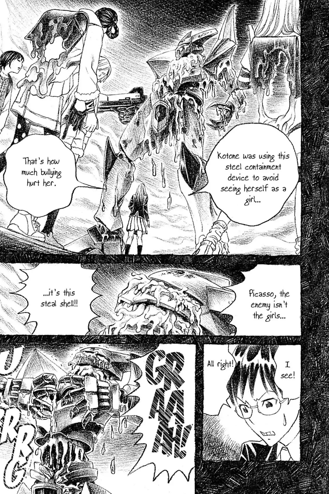 Genkaku Picasso Chapter 6.2 page 16 - Chapter 6: Vol.2 Vision 6: KOTONE and ARENGURION (part 2)