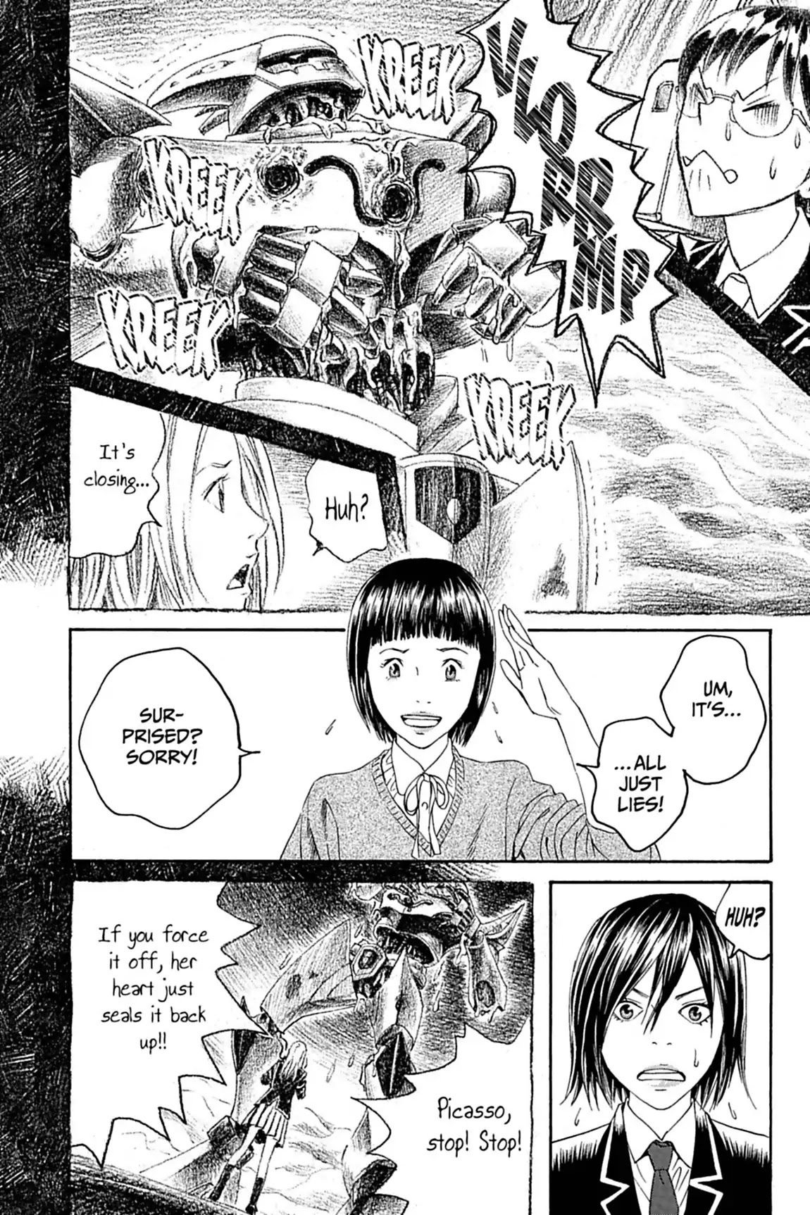 Genkaku Picasso Chapter 6.2 page 17 - Chapter 6: Vol.2 Vision 6: KOTONE and ARENGURION (part 2)