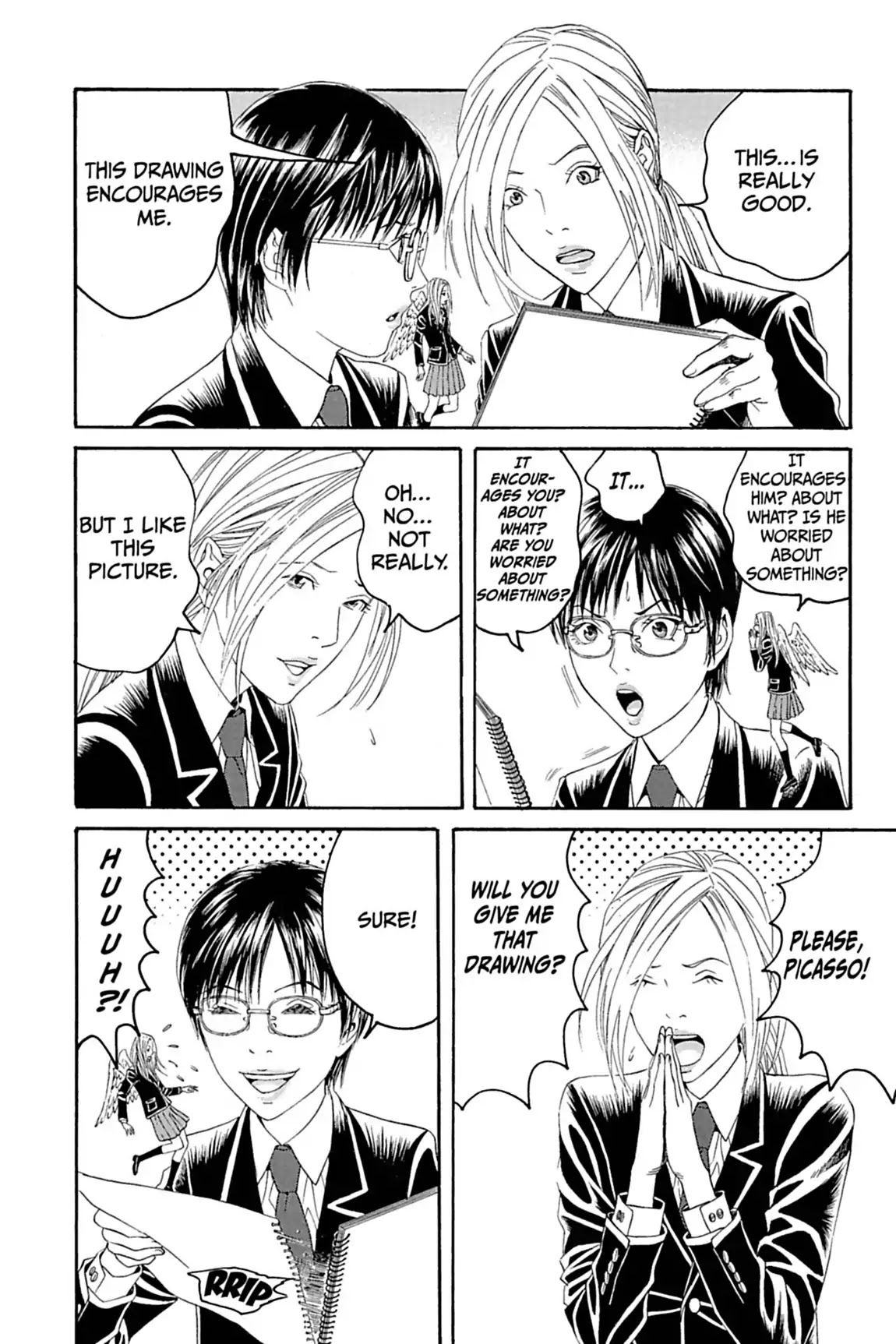 Genkaku Picasso Chapter 7.1 page 12 - Chapter 7: Vol.2 Vision 7: HISHIDA'S HOLY WAR (part 1)