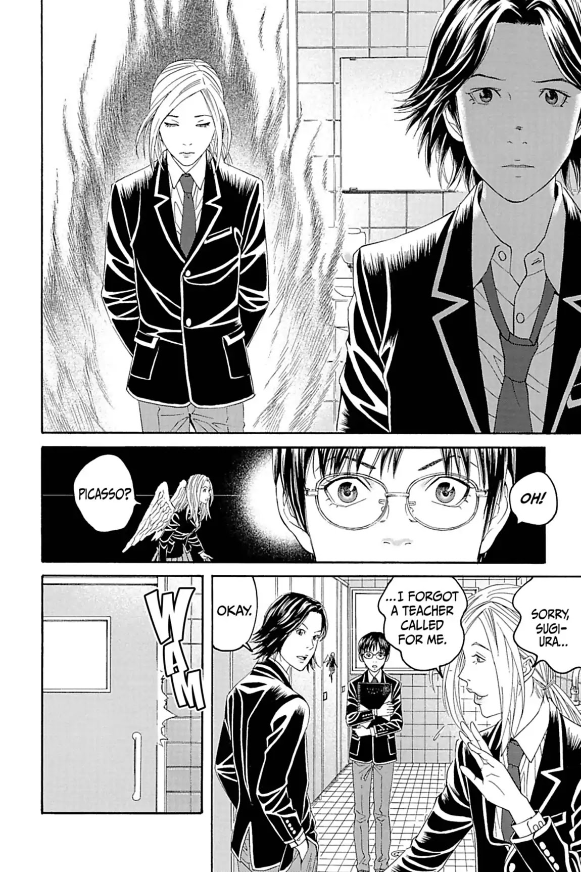 Genkaku Picasso Chapter 7.1 page 8 - Chapter 7: Vol.2 Vision 7: HISHIDA'S HOLY WAR (part 1)