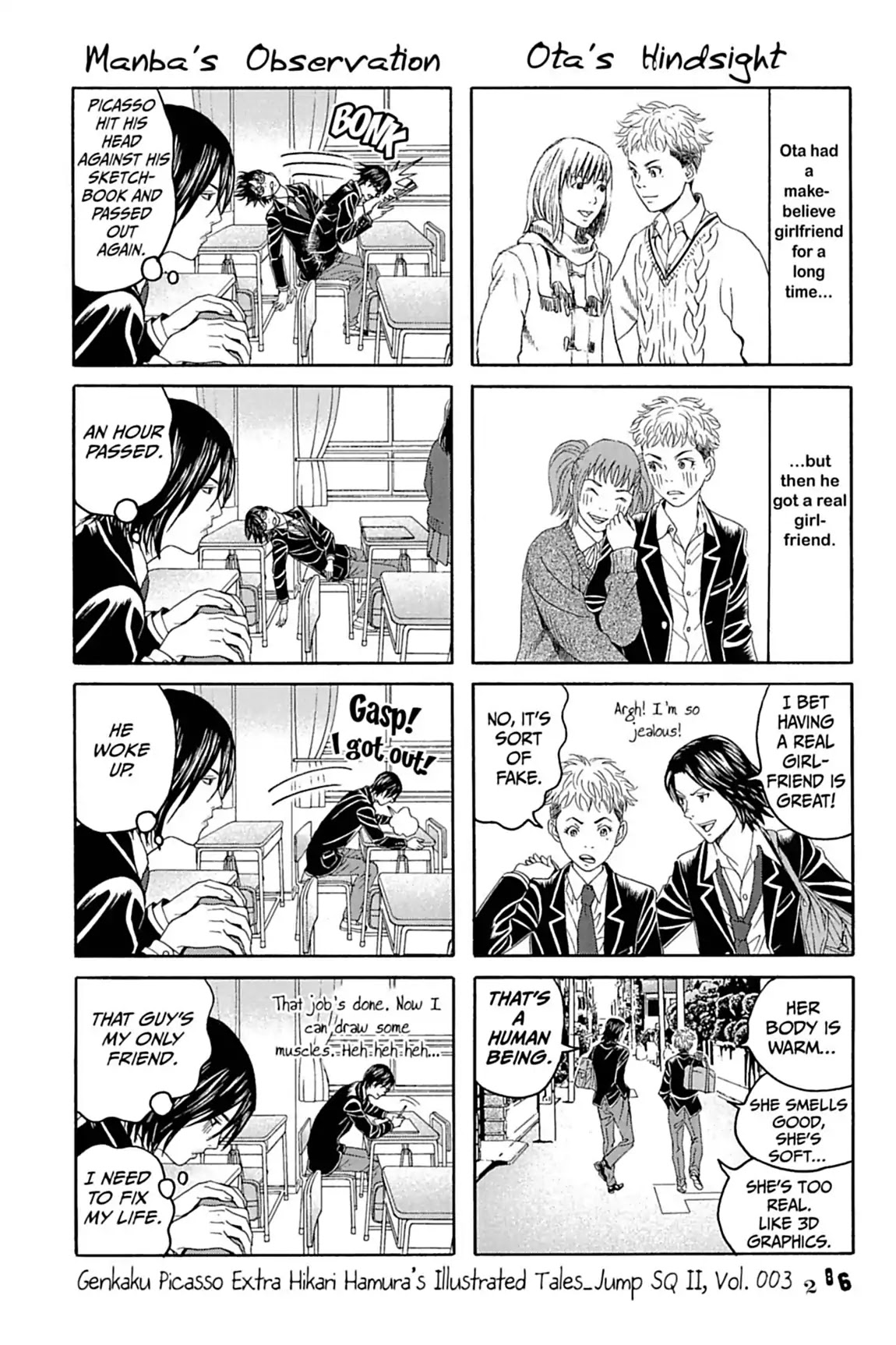 Genkaku Picasso Chapter 8.5 page 4 - Vol.2 EXTRA: Hikari Hamura's Illustrated Tales