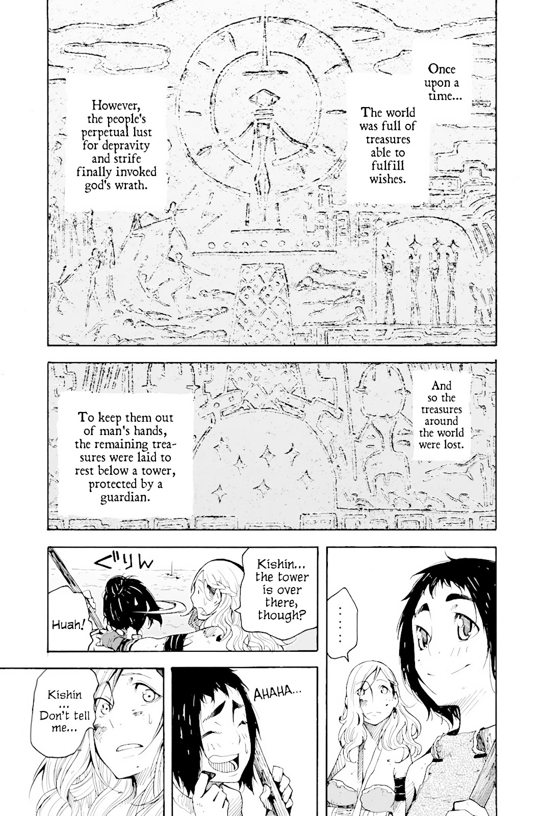 Genshi Otome to Kami no Tou Chapter 1 page 42 - Chapter 1: The Treasure of Wishes (First Half)